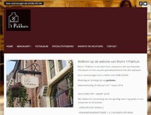 Tablet Screenshot of bistropakhuis.nl